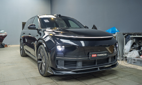 Тюнинг переднего и заднего бампера Lixiang L9 – установка обвеса AE Design