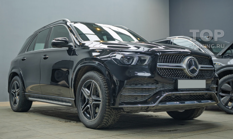 Монтаж силовых порогов-ступеней для Mercedes-Benz GLE W167