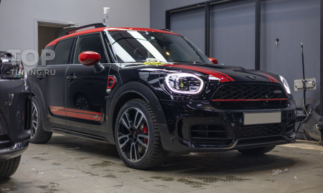 Защита фар и кузова Mini Countryman II рестайлинг – оклейка премиум-полиуретаном