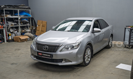 Установка анатомического руля для Toyota Camry XV50 – стильный апгрейд