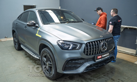 Замена шильдиков на Mercedes-Benz GLE Coupe