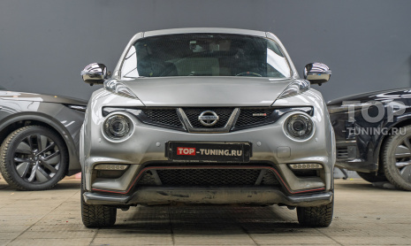 Установка крышек боковых зеркал с поворотниками для Nissan Juke I