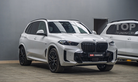 Комплексная оклейка полиуретаном + шумоизоляция дверей нового BMW X5 G05 рестайлинг