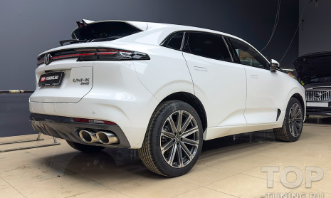 Установка и подключение омывателя задней камеры для Changan UNI-K