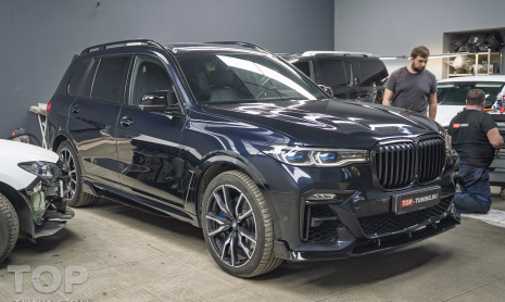 Комплексный тюнинг BMW X7 G07 – установка стильного обвеса PRO GT II