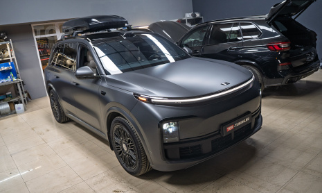 Установка комплекта LED-линз в фары Lixiang L9 – яркость на максимум