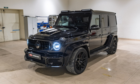 Установка атмосферной LED подсветки – тюнинг салона Mercedes-Benz G-class Brabus