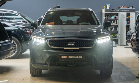 Замена линз, полировка и оклейка фар Knewstar 001