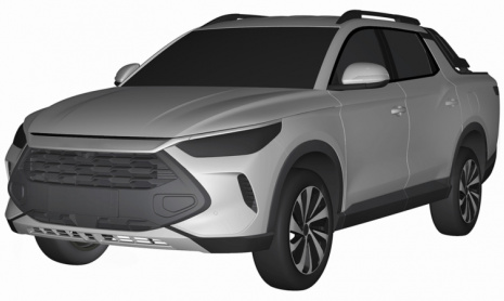 Новый пикап BYD подал заявку на получение патента в ЕС в преддверии своего мирового дебюта