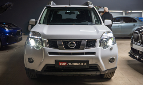 Тюнинг оптики Nissan X-Trail II рестайлинг
