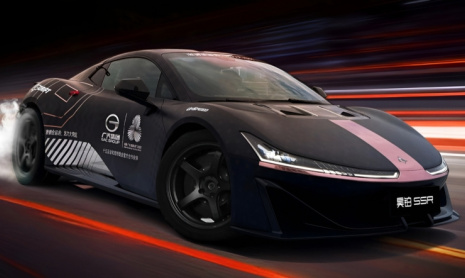 GAC Hytec SSR установил мировой рекорд Гиннесса по скорости заезда на электромобиле - 213,5 км/ч