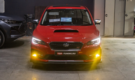Тюнинг оптики Subaru Levorg 2014-2020 – новые LED-линзы Prisma и ПТФ