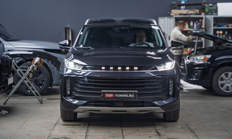 Тюнинг фар Exeed TXL рестайлинг – установка ярких линз Night Assistant