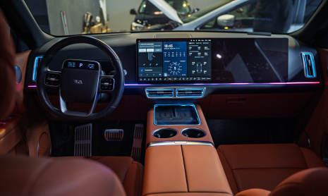 Монтаж атмосферной подсветки салона 11 в 1 для Lixiang L9