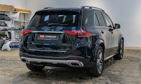 Монтаж силовых порогов-ступеней для Mercedes-Benz GLE