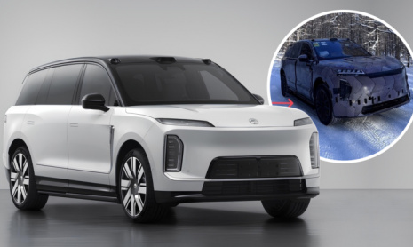 Крупнейший китайский электрический внедорожник Nio ES9 был замечен во время зимних тестов перед запуском в продажу