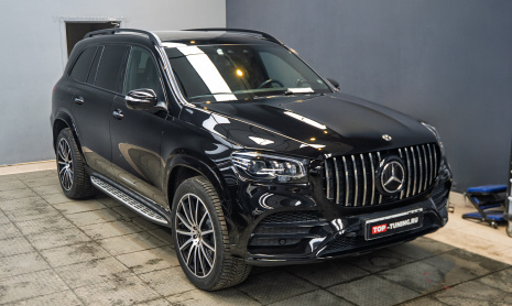 Защита зоны риска, тюнинг решетки радиатора для Mercedes-Benz GLS V167