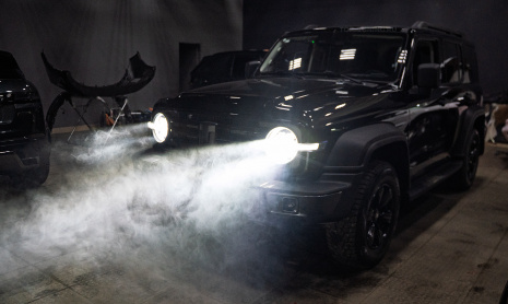 Замена линз в оптике Tank 300 – яркий ближний и дальний свет с WideBeam MINI