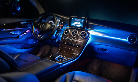 Атмосферная LED подсветка салона для Mercedes-Benz GLC