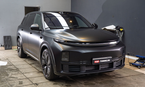 Полная оклейка кузова сатиновой пленкой + антихром для нового Lixiang L7