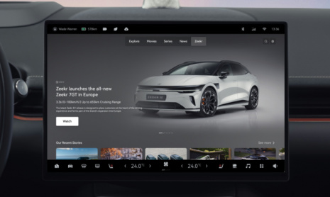 Автомобили Zeekr получат европейскую информационно-развлекательную систему