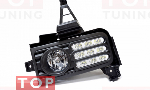 Передние противотуманные фары LC200-3 на Toyota Land Cruiser 200