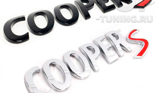 Шильдик Cooper S для MINI