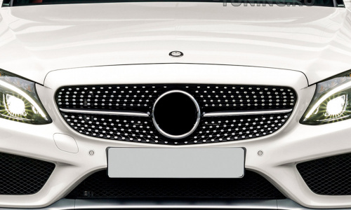 Решетка Diamond Black для Mercedes C-Class W205
