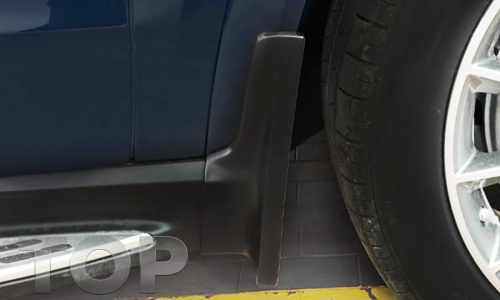 Передние брызговики под пороги-ступени для Mercedes GLE (AMG) V167