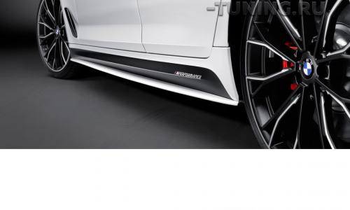 Накладки M Performance на пороги для BMW G30 / G31