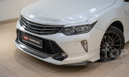 Юбка Modellista на передний бампер Toyota Camry V50 (2-й рест)