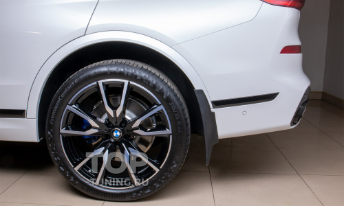 Эластичные брызговики для BMW X7 G07 M-Sport