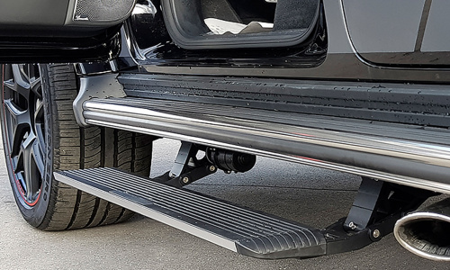Выдвижные пороги-ступени RRS для Mercedes AMG G63