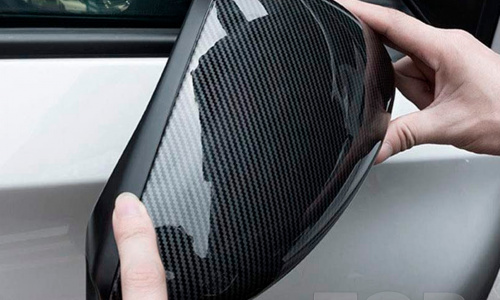 Установка крышек боковых зеркал