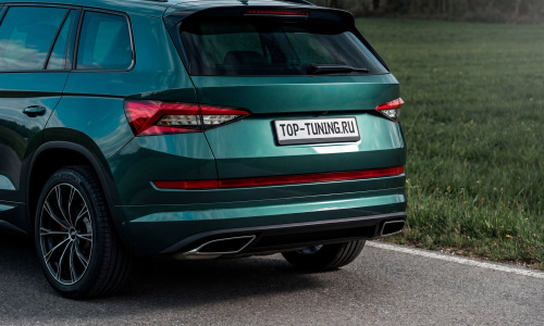 Задняя юбка RS (в сборе) для Skoda Kodiaq
