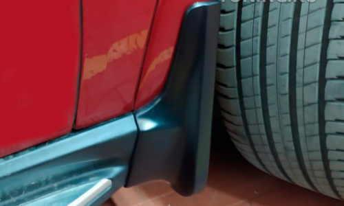 Передние брызговики под пороги-ступени для Mercedes GLE Coupe C167