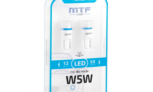 LED obrysová světla MTF W5W 5000K