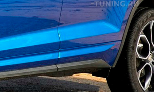 Левая задняя накладка RS на дверь Skoda Kodiaq