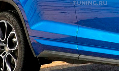 Правая задняя накладка RS на дверь Skoda Kodiaq