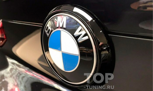 Черный держатель эмблемы крышки багажника для BMW X6 G06