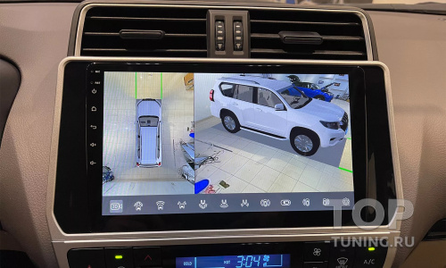 3D круговой обзор 360° градусов для Toyota Land Cruiser Prado J150