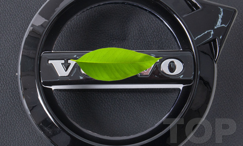 Черная эмблема Mk2 в решетку радиатора для Volvo SPA (без камеры)