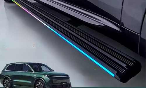 Электрические выдвижные пороги c RGB подсветкой — тюнинг Lixiang