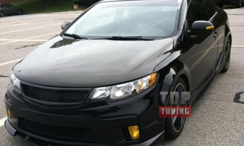 Накладка на передний бампер NEFD Design Lite на Kia Cerato 2 Koup