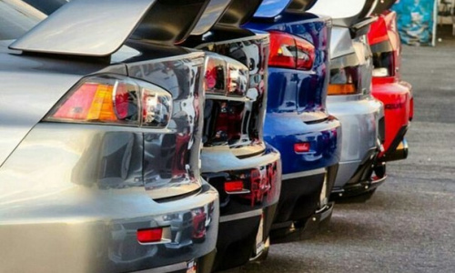 Спойлер EVO (ABS) на Mitsubishi Lancer 10 (X)