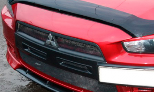 Ноздри в передний бампер R-art (ДОРЕСТАЙЛИНГ) на Mitsubishi Lancer 10 (X)