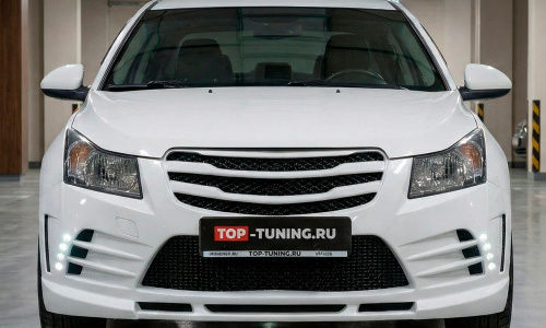 Передний бампер Ride interceptor на Chevrolet Cruze 2