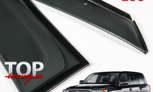 Дефлекторы на окна Well Visors Premium на Toyota Land Cruiser 200