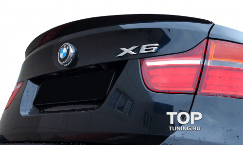 Лип-спойлер без выреза на BMW X6 E71