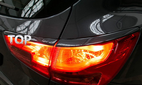 Задние реснички X-Force (УНИВЕРСАЛ) на Kia Ceed 2